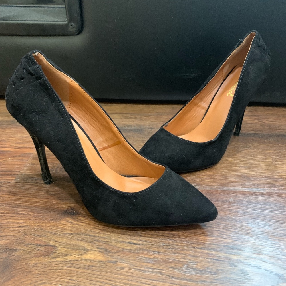 Black high heels